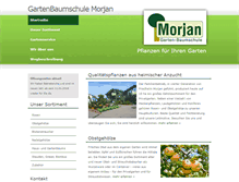 Tablet Screenshot of baumschule-morjan.de